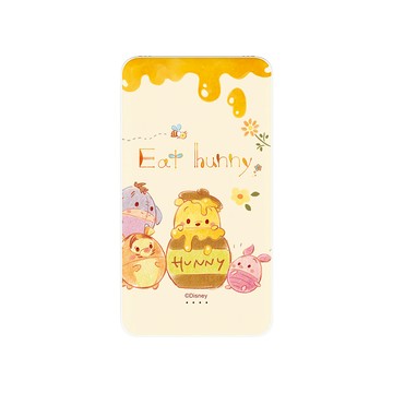 【正版授權】Disney Ufufy-甜蜜蜂趣雙線快充10000mAh行動電源