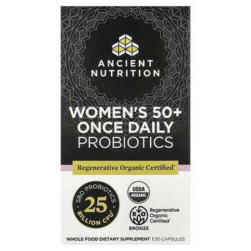 Ancient Nutrition, 50 歲以上女性每日一次益生菌，250 億 CFU，30 粒膠囊