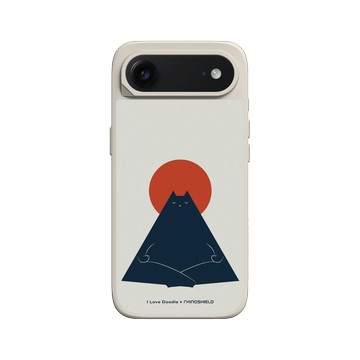 iPhone Air SolidX 貝殼灰 - ilovedoodle (Lim Heng Swee) - Cat Landscape - Meditation 貓咪冥想