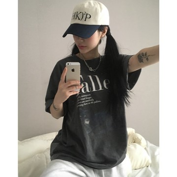 SUL韓國代購🇰🇷預購優惠/現貨 [特價中] FALLETT 貓咪上衣 上衣 短袖上衣 貓咪