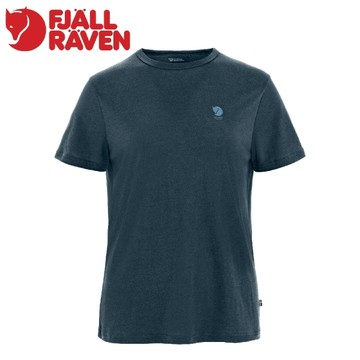 【Fjallraven 小狐狸 女 High Coast SS排汗衣《海軍藍》】F14600267/機能衣/排汗衫/運動衫/棉T