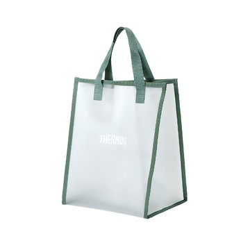 【THERMOS膳魔師】霧松綠透明購物袋
