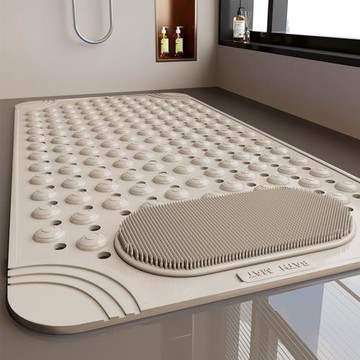 浴室防滑墊防水衛生間家用兒童防摔鏤空腳墊子洗澡淋浴房廁所地墊