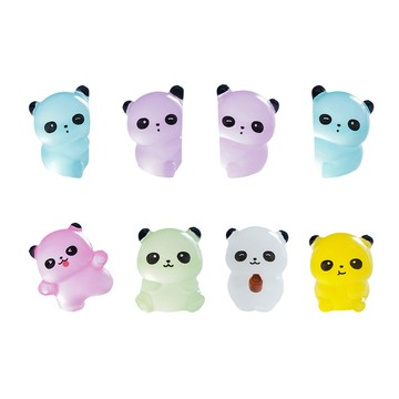 「探夢工藝品」可愛夜光小熊貓公仔 園藝造景diy裝飾品配件迷你微景觀小擺件