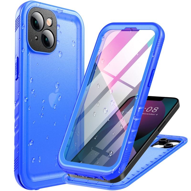 Cozycase iPhone 13用 防水ケース 完全防水 - 360度全面保護 防水防塵 ...