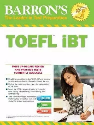 TOEFL iBT with MP3 CDs/2片 and CD/片 (15版) Sharpe 2015 Barron's