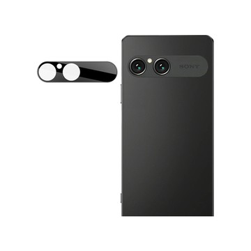 Imak｜SONY Xperia 10 VII 鏡頭玻璃貼(一體式)(曜黑版) 奈米吸附