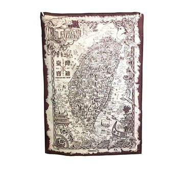 木子創意｜台灣藏寶圖 咖啡色