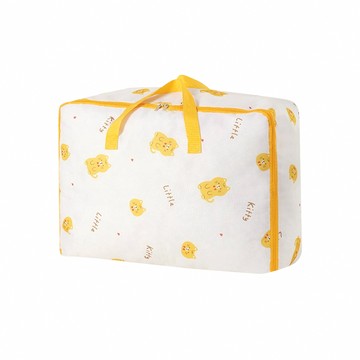 E.dot 600D牛津布萌趣防塵棉被衣物收納袋 愛心貓咪 中號  55 x 33 x 20cm  1個