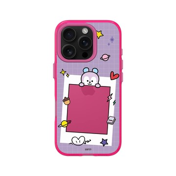 iPhone 16 Pro Clear 粉漾桃 - BT21 - MANG Stay With You