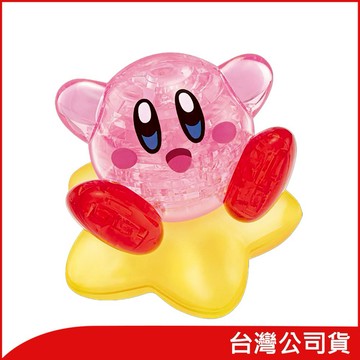 【Nintendo 任天堂】水晶立體拼圖卡比公仔