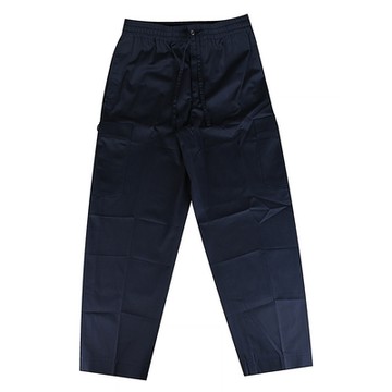 KENZO BOKE FLOWER簡約素面棉質抽繩工作長褲(男款/午夜藍)