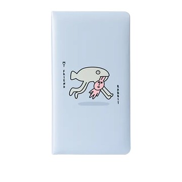 My friend rabbit｜粉紅兔子筆記本(藍色款)