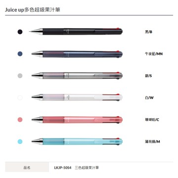 百樂PILOT Juice up多色超級果汁筆LKJP-50S4　三色超級果汁筆*薄荷綠