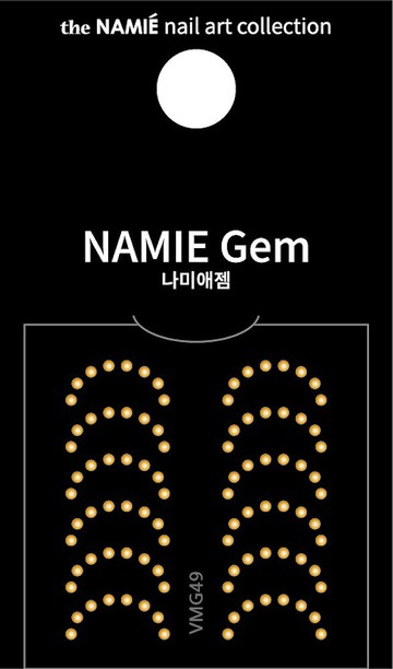 【專業用】NAMIE Gem 美甲裝飾藝術貼紙 Volume Metallic 49