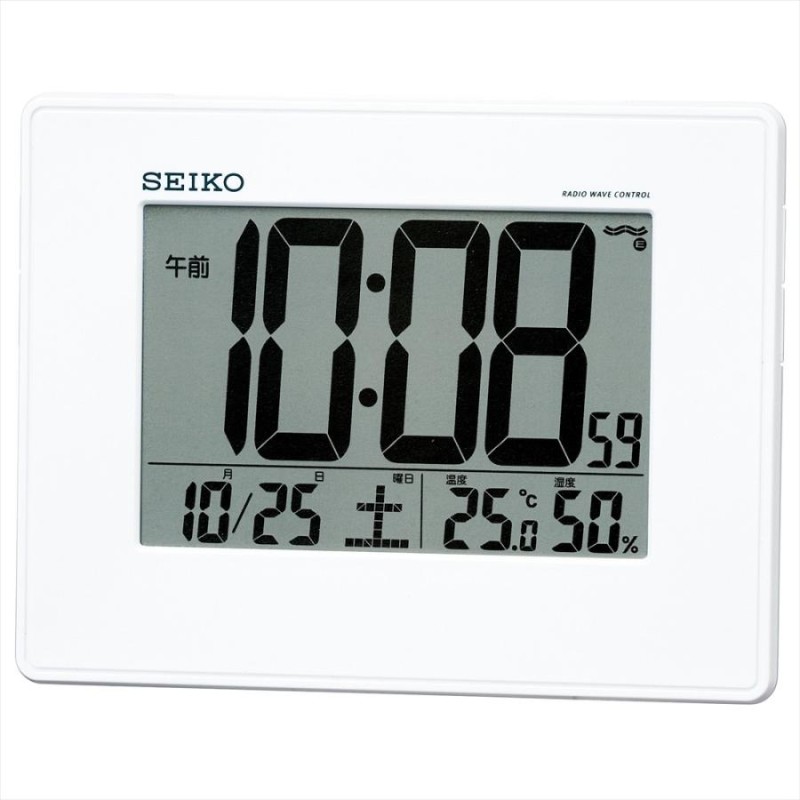 SEIKO CLOCK (セイコークロック) 掛置兼用時計 電波 デジタル