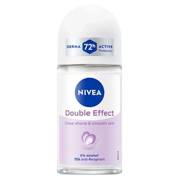 NIVEA 妮維雅 止汗爽身乳液 高效柔滑 滾珠瓶  50ml  1瓶