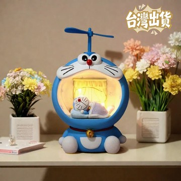臺灣出貨🤩哆啦a夢小夜燈擺件送人男女生閨蜜叮噹貓存錢儲蓄罐兒童生日禮物 小夜燈 氛圍小夜燈 小夜燈 可愛