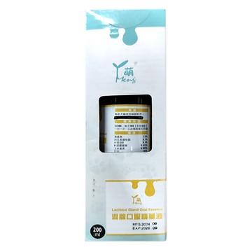 MENG 萌 淚腺口服精華液  幫助犬貓保持眼睛明亮  200ml  1罐