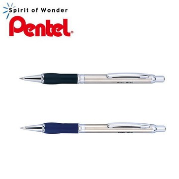 PENTEL 飛龍 B460 Sterling 不銹鋼軟膠原子筆 (0.8mm)【APP滿額下單10%點數(單一帳號最高1500點)】8/31止