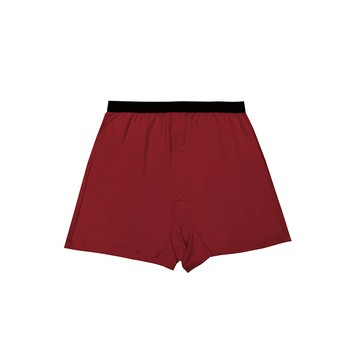【DAYNEER】素面寬鬆四角男內褲 M-XXL-岩漿紅