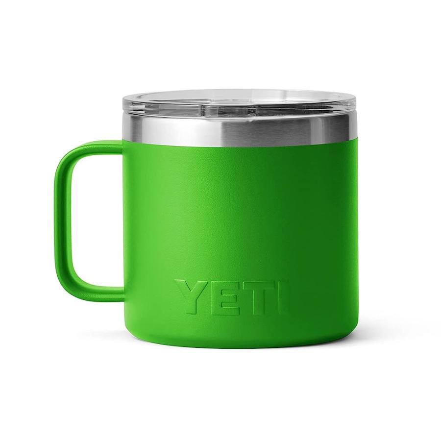 YETI Rambler oz Mug, Vacuum Insulated, Stainless Steel with MagSlider Lid, Canopy Green