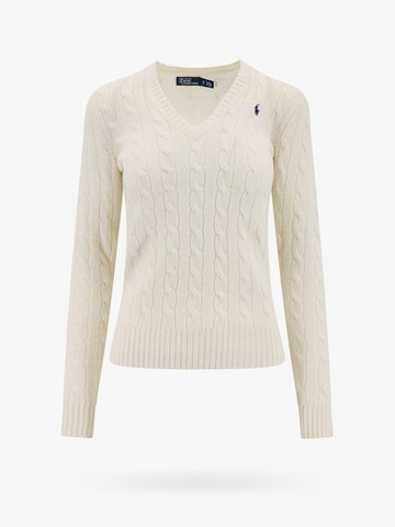Wool and cashmere sweater with embroidered logo - POLO RALPH LAUREN - gender_Woman