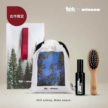 【tek】梳壓好眠的暖心陪伴💞聯名限定 | tek x minnao 梳眠旅行組 - 小經典梳+香氛噴霧 1+1組