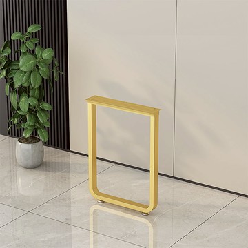 優樂悅~鐵藝桌腿支架金屬桌腳桌子腿梳妝臺腳架吧臺腳支撐柱書桌托架底座