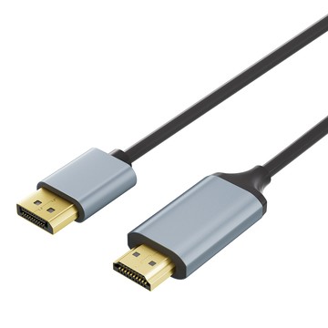 HDMI公 - DP公(單向) DP轉HDMI影音轉接線4K高清公對公DisplayPort to HDMI影音訊號線