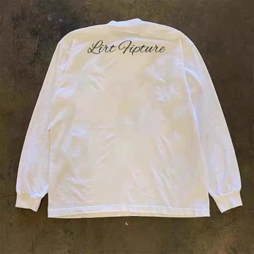 搞錢做慈善 三本針310純棉雙紗！向上俠不透美式情侶女長袖T恤男