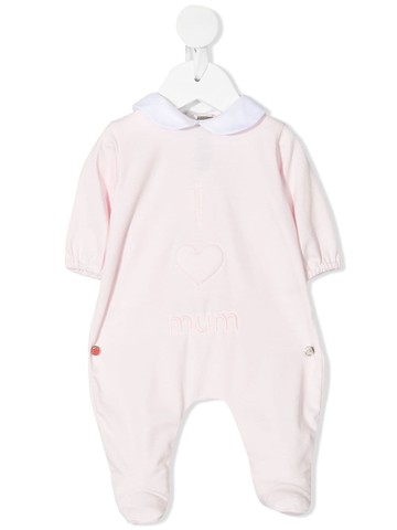 Little Bear - I Love Mum pyjamas - kids - Spandex/Elastane/Cotton - 1 mth - Pink