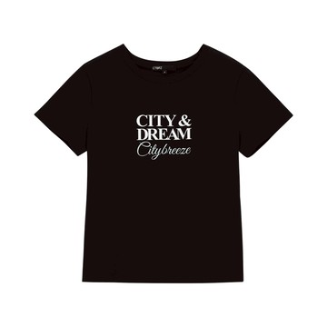 【CITYBREEZE】CITY&DREAM短袖上衣 (2色可選_黑色/白色)