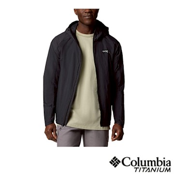 Columbia 哥倫比亞 男性-超防曬UPF50防潑水風衣-黑色 UWE94840BK/JS
