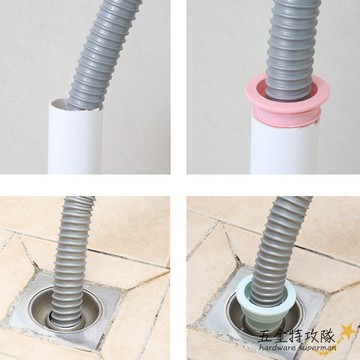 【落水頭】洗衣機 防臭密封塞 排水管地漏密封 堵臭器 下水道塞子 矽膠防臭圓形地漏蓋 衛生間廚房堵水塞