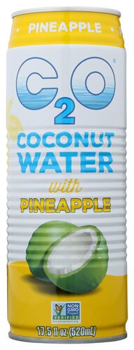 C2O Coconut Water with Pineapple Juice & Coconut Pulp 17.5 fl oz