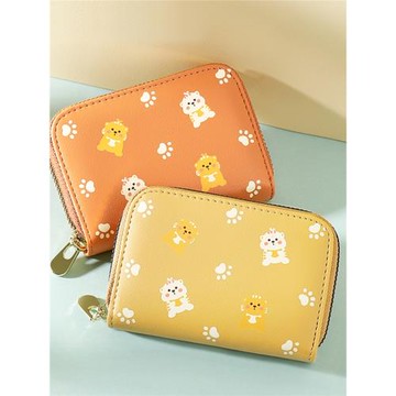 日系卡通可愛小卡包女多卡位迷你小巧超薄零錢包駕駛證一體防消磁