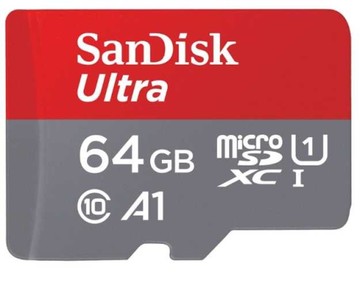 SanDisk Ultra microSDXC UHS-I (A1) 64GB 記憶卡(無轉卡)