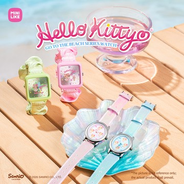 【三麗鷗 Sanrio】Hello Kitty去海邊吧系列手錶｜隨機款・2個起購