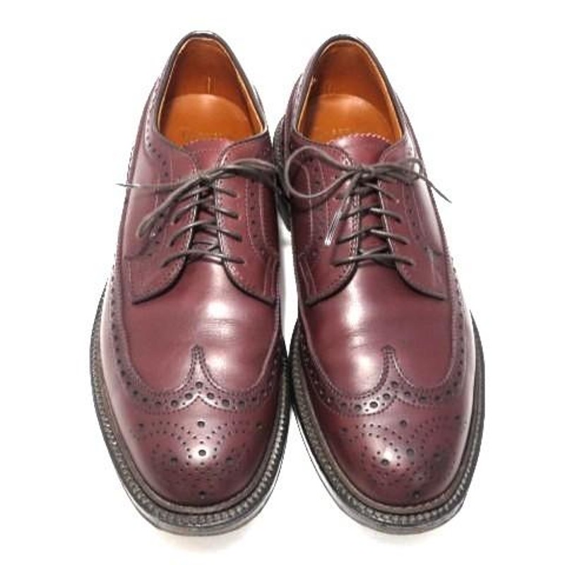 良品 ALDEN オールデン ウイングチップ 97742 TASSELS別注 バリー フルブローグ バーガンディ US6.5D 24.5cm 箱付 シューズ 中古 10002114 | LINEショッピング