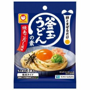 マルちゃん 釜玉うどんの素 焼あごだし３袋 ×12