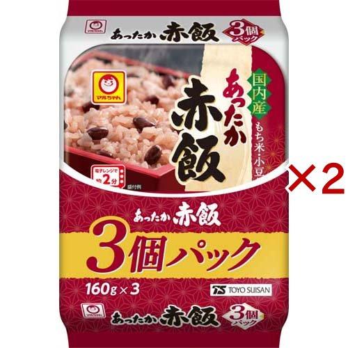 マルちゃん あったか赤飯 3個入×2セット(1個あたり160g)  マルちゃん