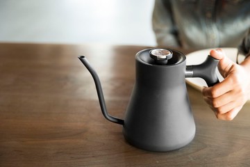 【FELLOW】STAGG v1.2 不鏽鋼測溫細口手沖壺(黑) 1L