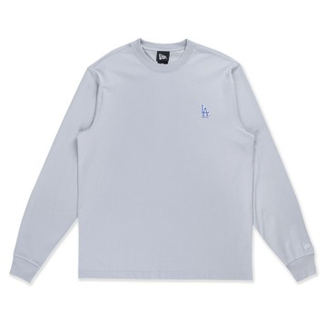 NEW ERA 男女 長袖上衣 TIMELESS MINIMAL 洛杉磯道奇 灰 NE14418234