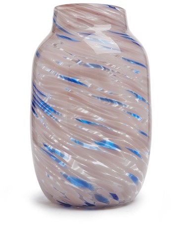 HAY - Splash round vase (30cm) - unisex - glass - One Size - Neutrals