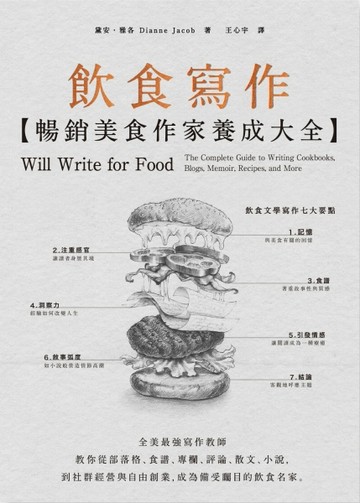 飲食寫作：暢銷美食作家養成大全～全美最強寫作教師教你從部落格、食譜、專欄、[二手書_良好]