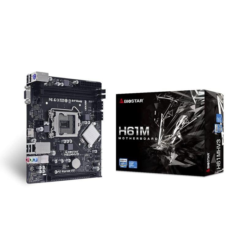 BIOSTAR Intel LGA1155 CPU対応 H61チップセット搭載 MicroATX