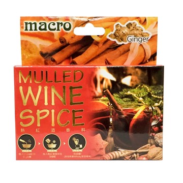 Macro 暖薑風味熱紅酒香料 6g 5包入  30g  1盒