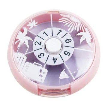 護立康 盒我去旅行 幸運旋轉藥盒 Lucky Push N Turn Pill Box  1個