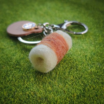 羊毛氈 竹輪吊飾鑰匙圈-火鍋料系列